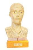 Resin bust on wooden base Iniochos 475BC