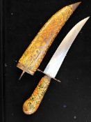 Ornate knife & scabbard