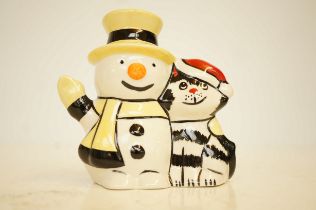 Lorna Bailey snowman cat