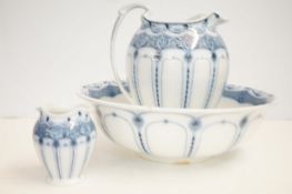 Middleport pottery jug & wash basin A/F