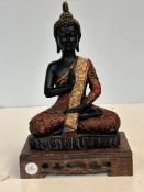 Sitting meditating buddha