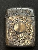 Silver vesta case