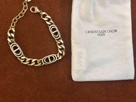 Christian Dior designer bracelet with pouch