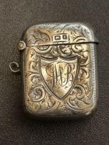 Silver vesta case