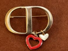 Christian Dior designer pin brooch
