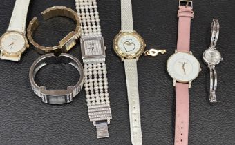 7 Ladies Fashion Watches incl; Joan Rivers Bangle