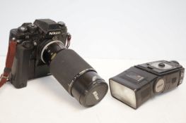 Nikon F3 1805028 camera with Nikon zoom/Nikkor 80-