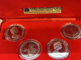 Pobjoy mint isle man coin collection with coa