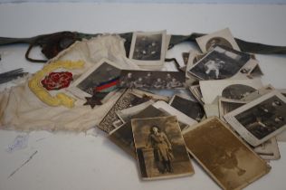 Collection of WWI military postcards, 1939-45 star