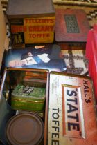 Collection of early & vintage tins