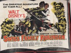 Original film poster - Walt Disney Swiss family Ro