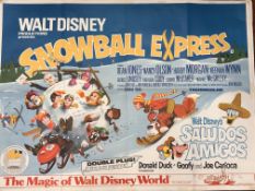 Original film poster - Walt Disney snowball expres