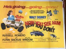 Original film poster - Walt Disney Now you see him