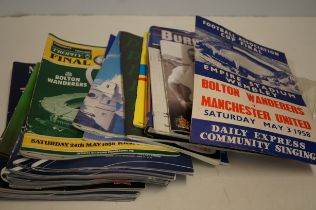 Collection of Bolton Wanderers programs & books