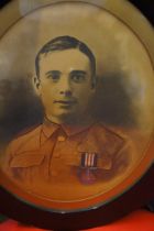 WWI for bravery in the field medal & photograph 30