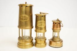 3x Brass minors lamps