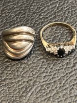 2 Silver rings
