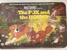 Original film poster - Walt Disney The fox & The h