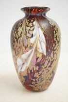 Orka glass vase signed & dated Height 17 cm