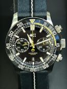 Christopher Ward chronograph wristwatch with box,