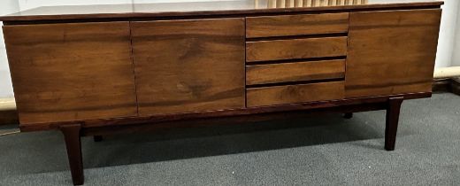 A Danish rosewood sideboard on unknown design Leng