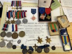 A group of french liberty awards & medals to inlcu