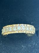 9ct Gold eternity ring 3.9g Size R