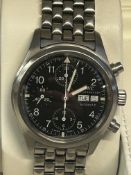 IWC pilot chronograph IW370607 with original box a