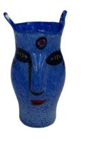 Kosta Boda 'Open Minds' miniature blue vase, desig