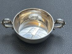 Silver 2 handle bowl