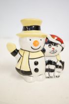 Lorna Bailey snowman cat