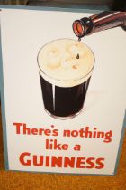 Large Guinness tin plate sign