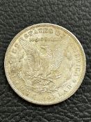 1900 American silver dollar