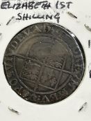 Elizabeth I shilling 1558-1603