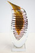 Very heavy Murano art glass sculpture Height 30 cm