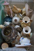 Unsorted mixed box to include victorian ceramics