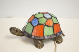 Tiffany style turtle lamp