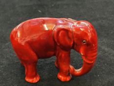 Bernard Moore flambe elephant 4.5cm