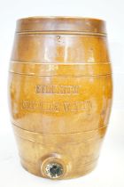 Etherium drinking water stoneware barrel