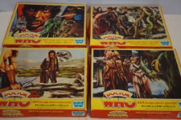 1977 Dr Who 224 large piece jigsaw puzzle x4 - all