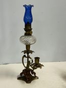 Arts & crafts peg oil lamp
