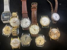 Collection of vintage wristwatches to include Inge