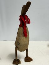 Wooden standing duck