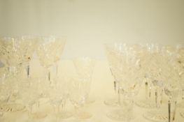 28 Pieces of Waterford crystal glasses