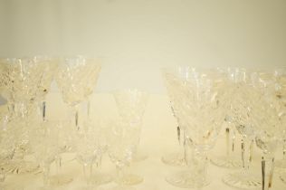 28 Pieces of Waterford crystal glasses