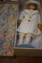 Limited edition bisque porcelain doll from the Kni