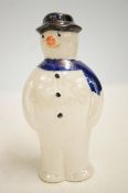Anita Harris luster snowman figure signed in gold