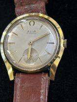 Avia watch with horse shoe design