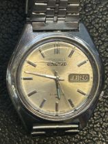 Seiko 5 Actus day/date wristwatch currently tickin