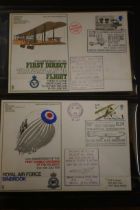 Album full of royal air force first day covers